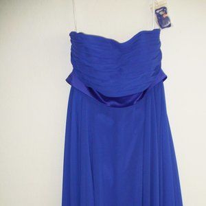 B2 Royal Blue strap dress Size 10-12 (#EV504)